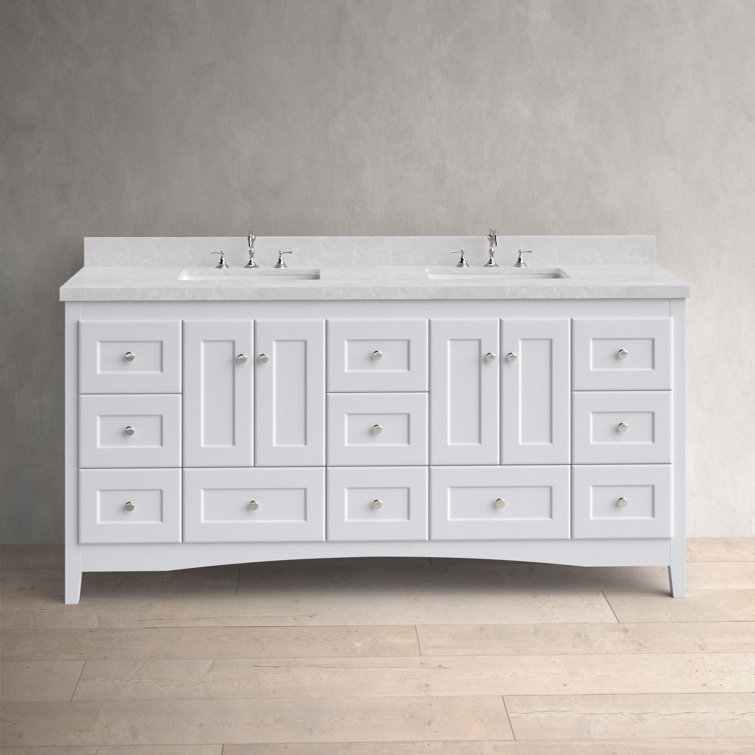 Birch Lane™ Fresno 72" Double Bathroom Vanity Set & Reviews Wayfair